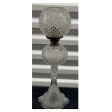 Pineapple Fan Shepherd's Plaid Jr Banquet Oil Lamp