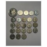 Canada Nickels, Quarter, Dollar Lot of 23 Coins