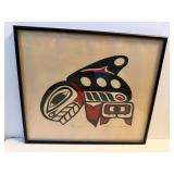 Blackfish (Killer Whale) Clarence Wells Serigraph