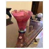 Hand Blown Glass Vase