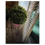 Faux Plant with Plant Stand