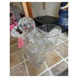 Decanter and Misc Lot