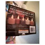 Rechargeable Tea Lights and Strand Light