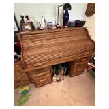 Oak Roll Top Desk, Bidder responsible for removal