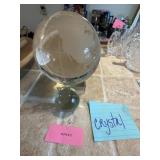 Etched Crystal Orb
