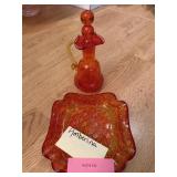 Amberina Glass Set
