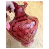 Cranberry Glass Vase