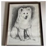 ART PRINT OF DOG SIGNED BY pollyanna pickering