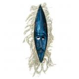 Lrge Hand Carved Wooden Mask / Wall Art