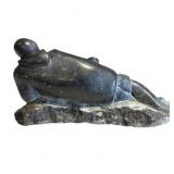 INUIT SOAPSTONE CARVING SIGNED