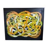 Large Abstract Painting on Canvas