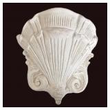 Decorative White Plaster  Wall Plaque, plant holdr