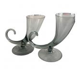 MCM Scandanavian Hand Blown Art Glass - Cornuco