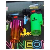 Lot of 2 Mini-Torches NEON/METALLIC--Random Colors