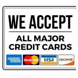 Name on Credit Card MUST match SHIPPING Address