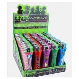50 refillable SASSY SLANG NULITE CURVE LIGHTERS