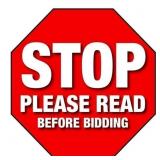 FEE NOTICE PLEASE READ BEFORE BIDDING