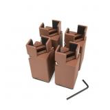 4' Furniture Risers ONLY for Legs 0.8'-1.6