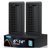 2 Pack Black 6x14 Vent Cover
