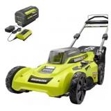 RYOBI 40V  20' Walk Behind Push Lawn Mower