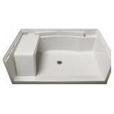 STERLING 72291100-0 60-Inch Receptor in White