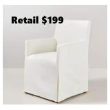 Canvas Slipcover Dining Chairs + cover 1v5