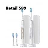 Philips Sonicare  Electric Toothbrush, 2-pack2v0