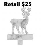 Northlight 7.5' Marbled Standing Deer Christmas