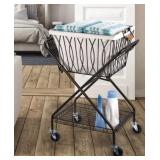 Artesa Verona Laundry Cart with Removable Basket