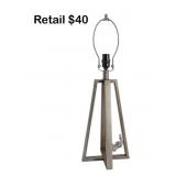 Allen + Roth 19in Metal Lamp Base 1v0