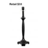 Allen + Roth 22in Resin Lamp Base 8v