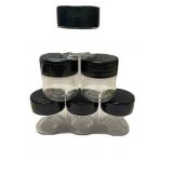 32 pack of 1oz Clear Plastic Spice Jars Ret $20