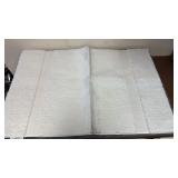 Mohawk bath map  rug 24'x36' white