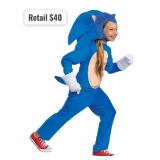 Sonic the Hedgehog Costume 10-12 Size