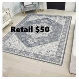 Wyatt & Ash Washable Indoor Area Rug,