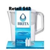 Brita Champlain Water Filter Pitcher, 1v0