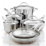 Anolon Nouvelle Copper SS Cookware Set#69