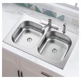 Glacier Bay 33 "  Double Bowl R$188
