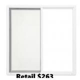 TAFCO WINDOWS Single Slider Vinyl Windows