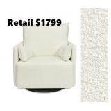 Oilo Ollie Recliner w/ Power in HP Boucle Oyster