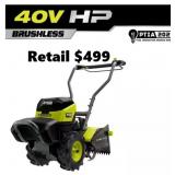 Ryobi 40V 18" Powered Rear Tine Tiller (Tool Only)