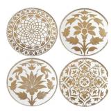 Lenox Global Tapestry Gold 4pc Assorted Plates