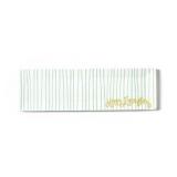 Happy Everything Mint Stripe Skinny Rectangle Tray