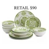 Tabletops Unlimited Bristol Green 12 Pc.