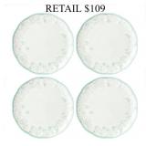 Lenox Butterfly Meadow Cottage Dinner Plates, 4Pc