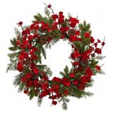 24' Plum Blossom Pine Wreath