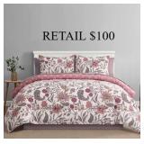 Giada 8-Pc. Floral Reversible Comforter Set King
