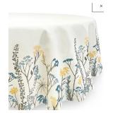 Lenox Wildflower Border Tablecloth, 70' Round #4
