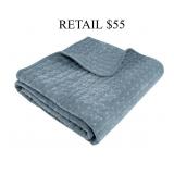 Levtex Home Velvet Stitch Quilted Throw