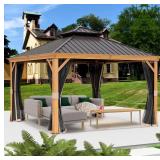 Kozyard Apollo 12ft X 14ft Hardtop Gazebo